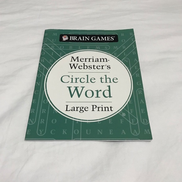 NEW 9 PACK Assorted Large Print Brain Games Merriam Webster's Word Puzzles - Picture 3 of 16